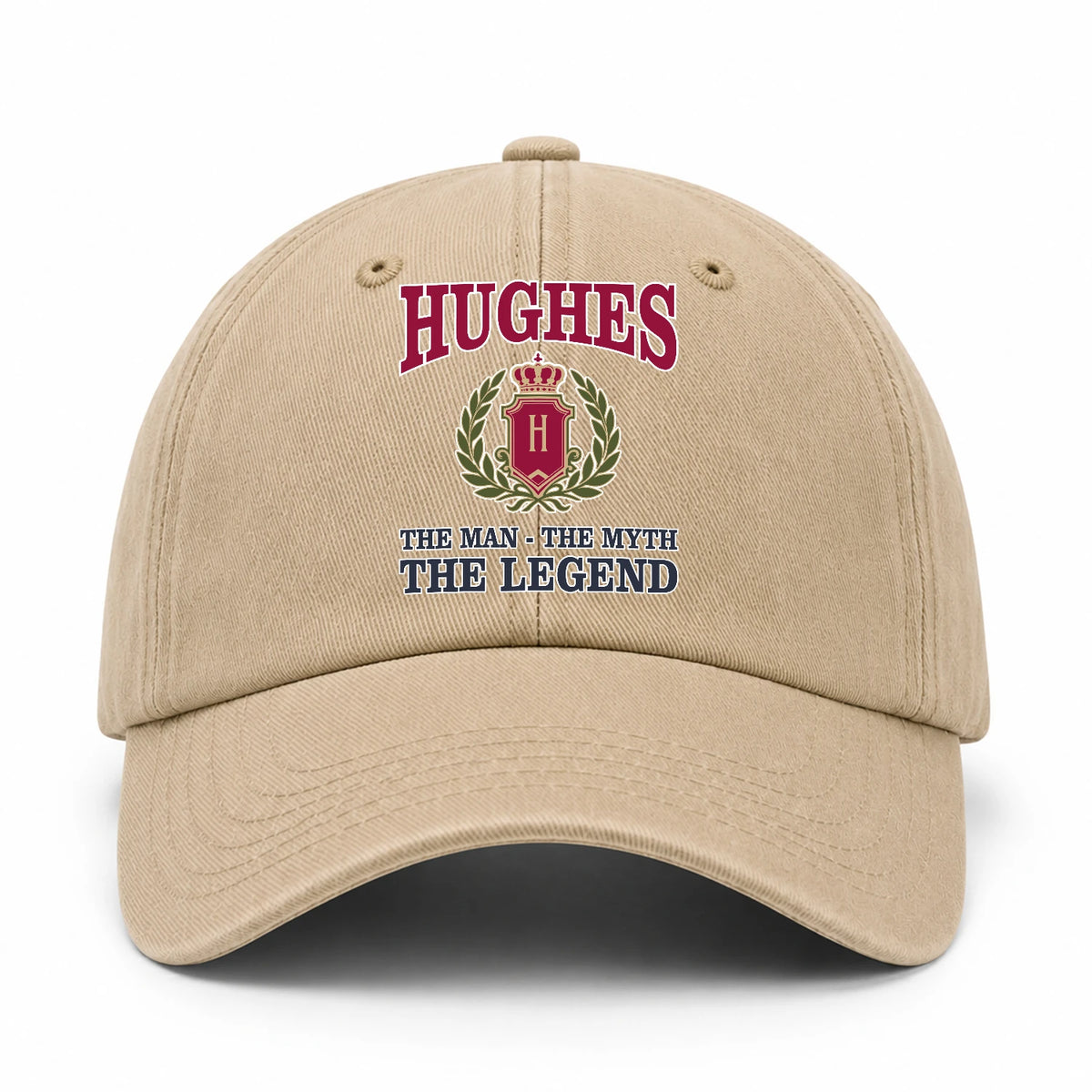 The Man The Myth The Legend Royal Khaki Cap HUGHES 13K1 C116PF