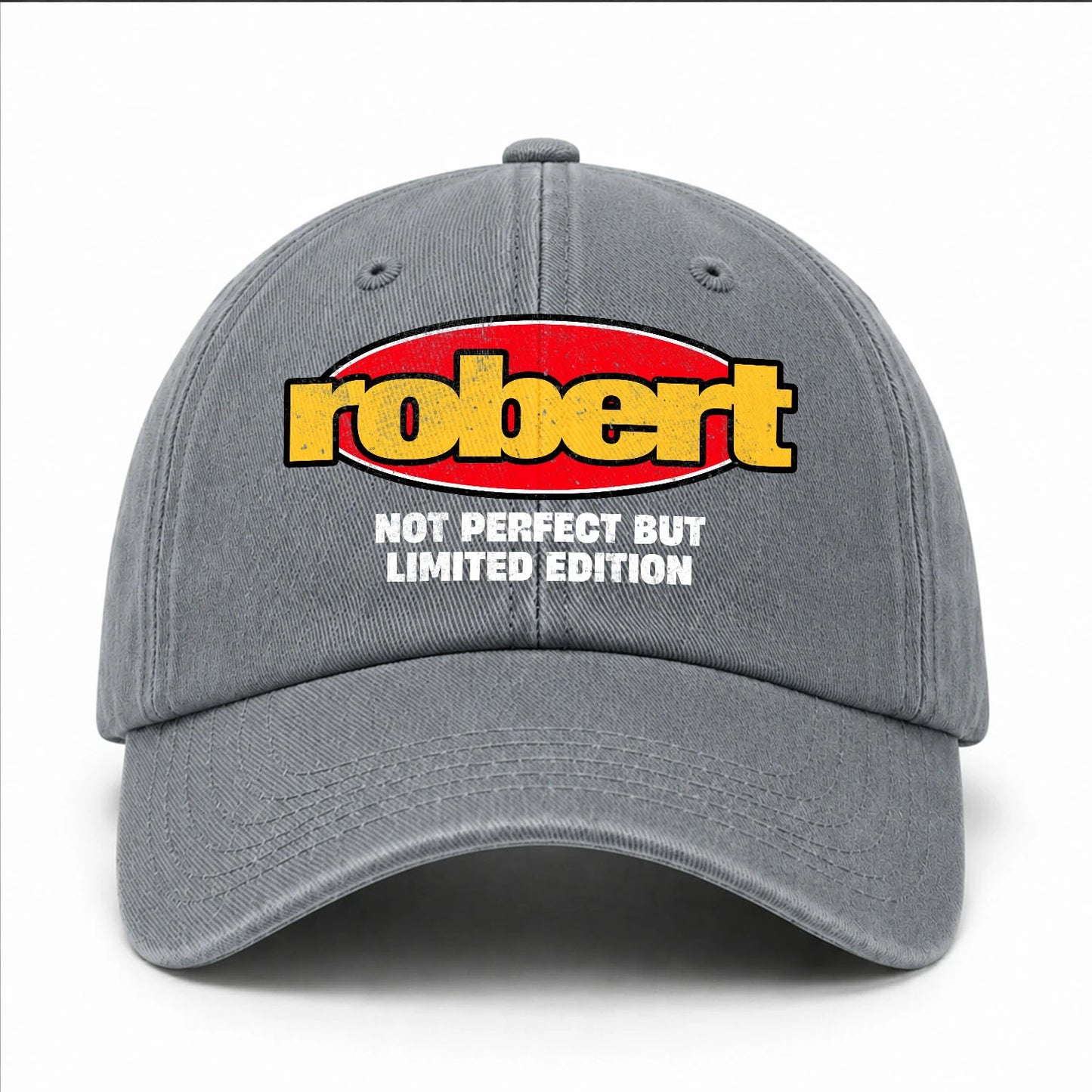 Your Name Not Perfect But Limited Edition Red Logo Washed Cap ROBERT 13K1 C84PF