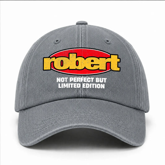 Your Name Not Perfect But Limited Edition Red Logo Washed Cap ROBERT 13K1 C84PF