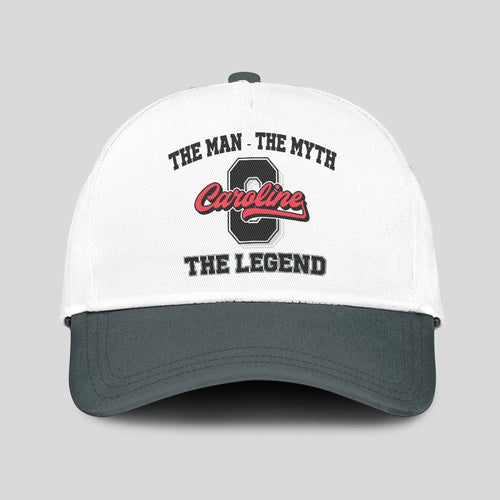 The Man The Myth The Legend Custom Initial Letter And Name Cap CAROLINE 13K1 C38PF