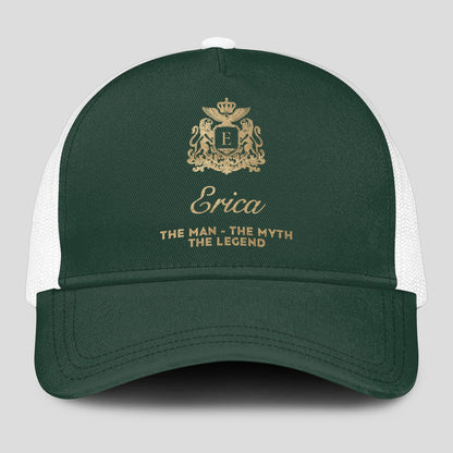 The Man The Myth The Legend Sage Green Mesh Cap ERICA 13K1 C192PF