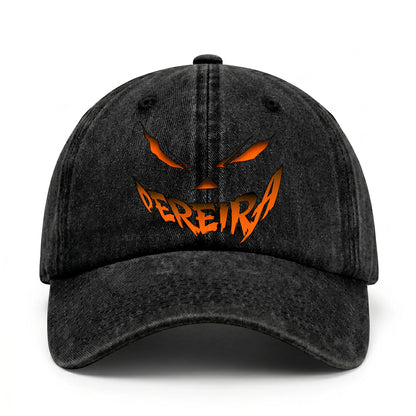 Your Name Jack O' Lantern Halloween Washed Cap PEREIRA 13K1 C100PF