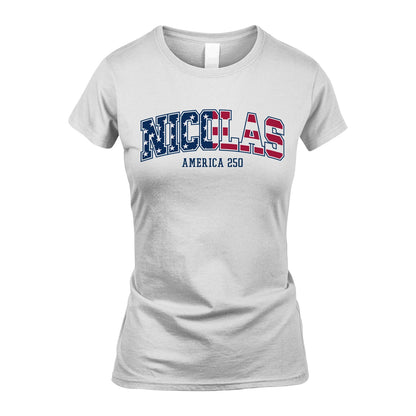 NICOLAS 13K1-555 America 250 Personalized