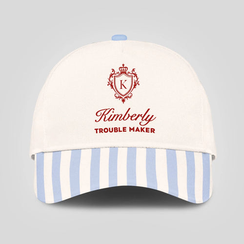 Trouble Maker Stripped Blue Beach Cap KIMBERLY 13K1 C74PF