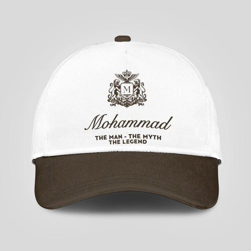 The Man The Myth The Legend Brown Cap MOHAMMAD 13K1 C47PF