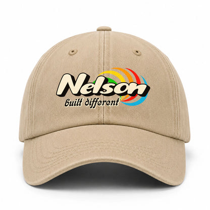 Your Name Built Different Retro Washed Cap NELSON 13K1 C55PF