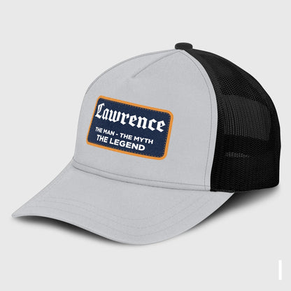 The Man The Myth The Legend Gray Mesh Cap LAWRENCE 13K1 C204PF