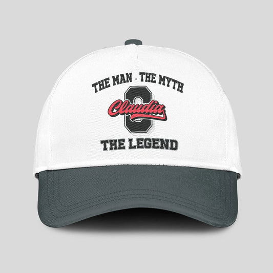 The Man The Myth The Legend Custom Initial Letter And Name Cap CLAUDIA 13K1 C38PF