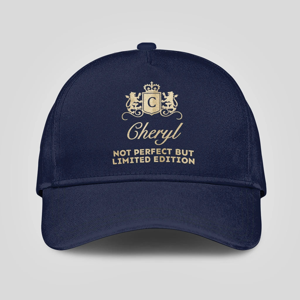 Not Perfect But Limited Edition Crest Logo Navy Cap CHERYL 13K1 C160PF