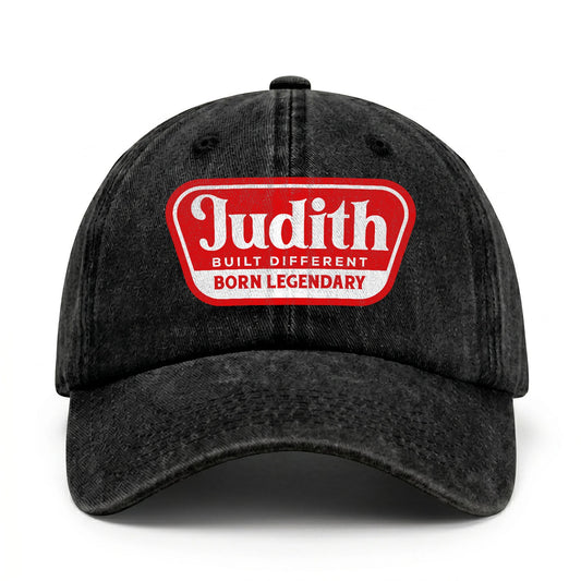 Built Different Born Legendary Red Logo Washed Cap JUDITH 13K1 C63PF