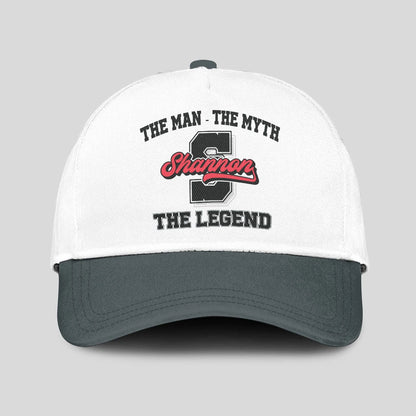The Man The Myth The Legend Custom Initial Letter And Name Cap SHANNON 13K1 C38PF