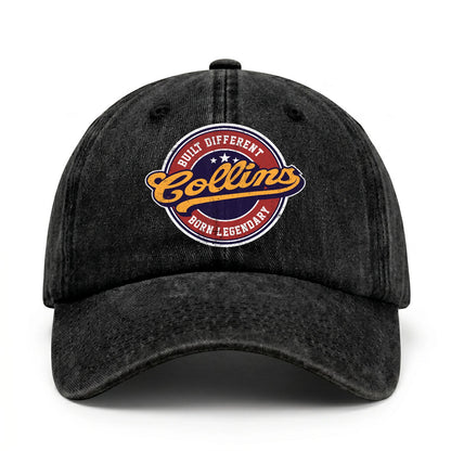 Built Different Born Legendary Logo Washed Cap COLLINS 13K1 C65PF