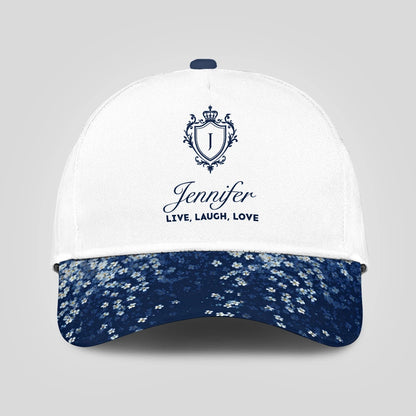 Live Laugh Love Floral Luxury Cap JENNIFER 13K1 C110PF