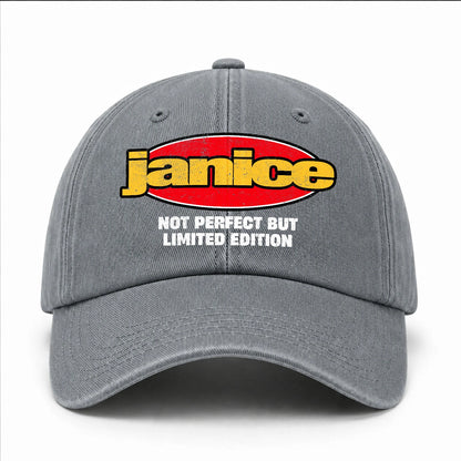 Your Name Not Perfect But Limited Edition Red Logo Washed Cap JANICE 13K1 C84PF