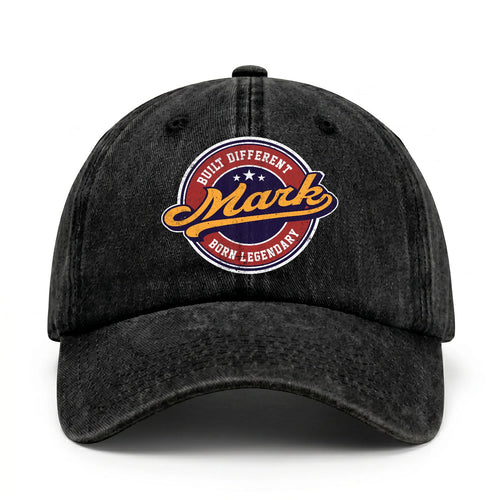 Built Different Born Legendary Logo Washed Cap MARK 13K1 C65PF
