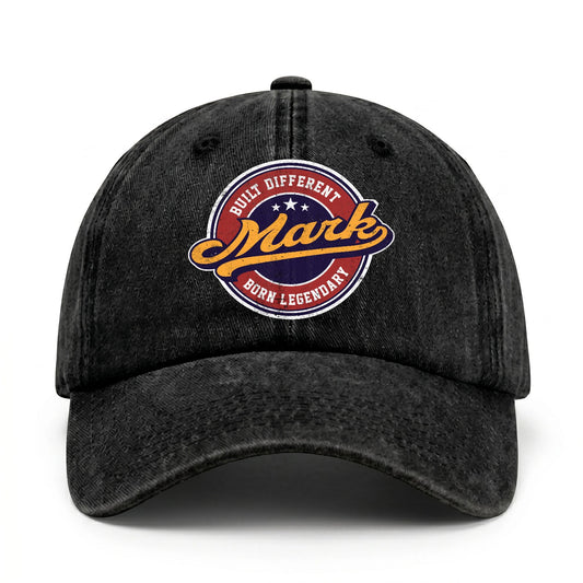 Built Different Born Legendary Logo Washed Cap MARK 13K1 C65PF