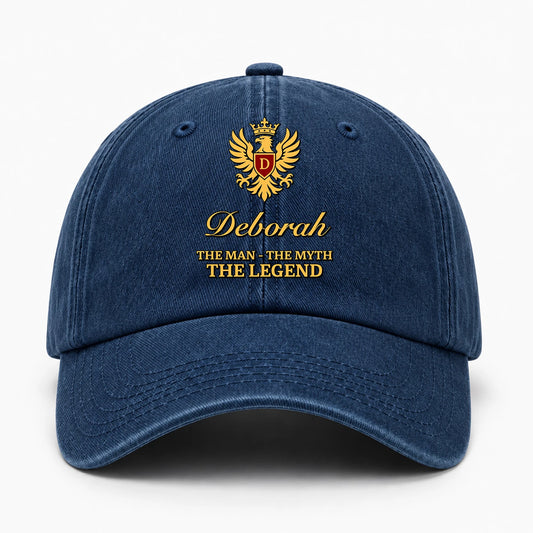 The Man The Myth The Legend King Eagle Washed Cap DEBORAH 13K1 C149PF