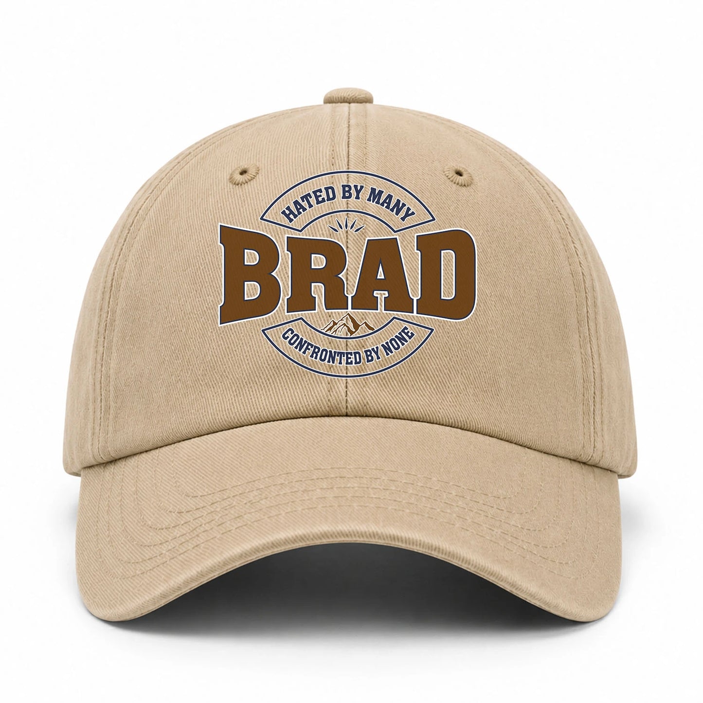 Hated By Many Confronted By None Washed Cap BRAD 13K1 C36PF