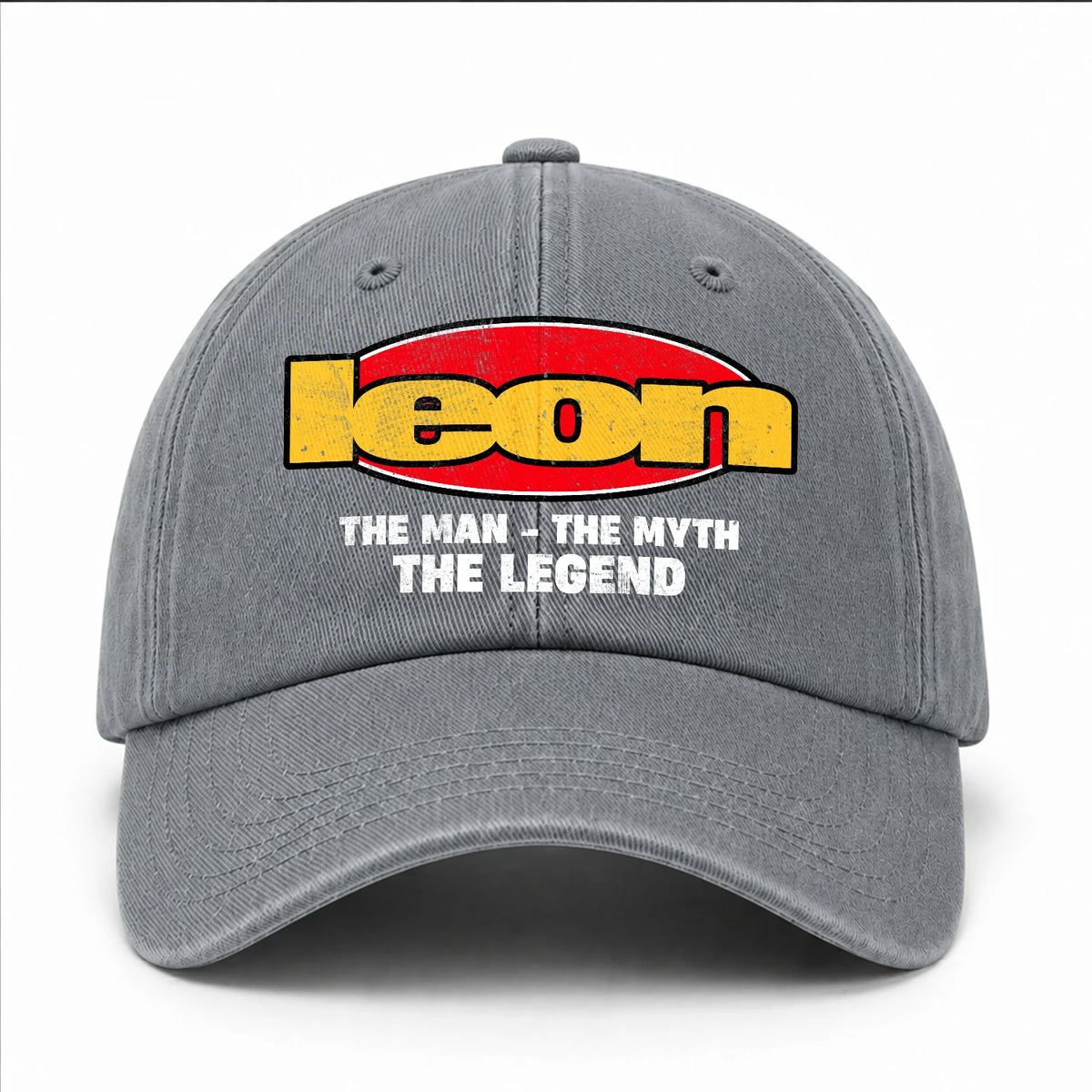The Man The Myth The Legend Vintage Logo Washed Cap LEON 13K1 C162PF