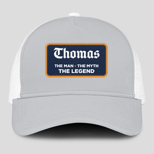 The Man The Myth The Legend Gray Mesh Cap THOMAS 13K1 C204PF