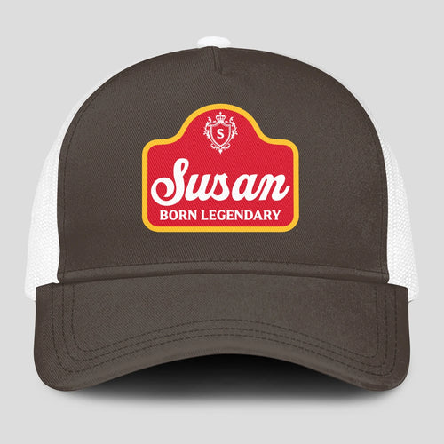 Born Legendary Charcoal Mesh Cap SUSAN 13K1 C196PF