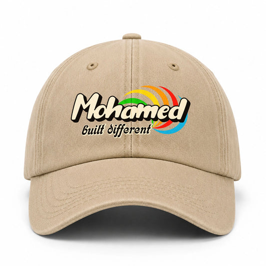 Your Name Built Different Retro Washed Cap MOHAMED 13K1 C55PF