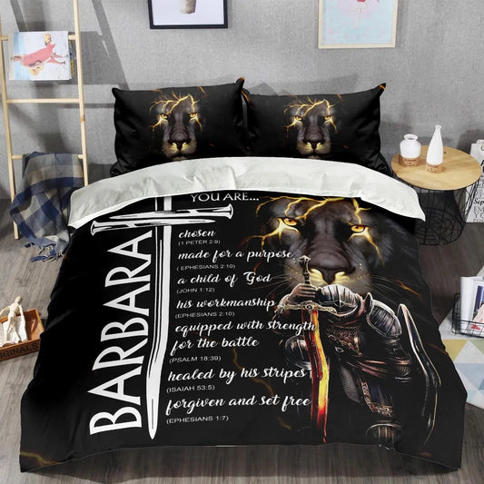 BARBARA Limited Edition Personalized Bedding Set 13K1-BS1