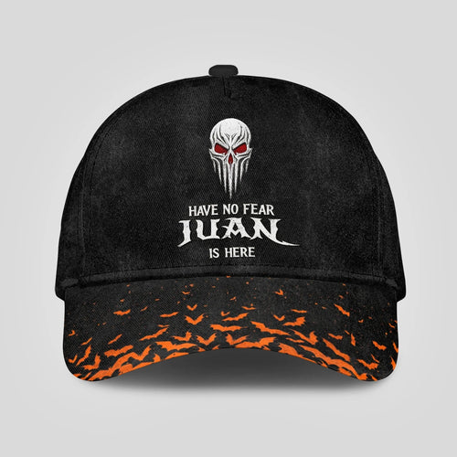 The Horrors Persist But So Does Your Name Skull Halloween Cap JUAN 13K1 C125PF