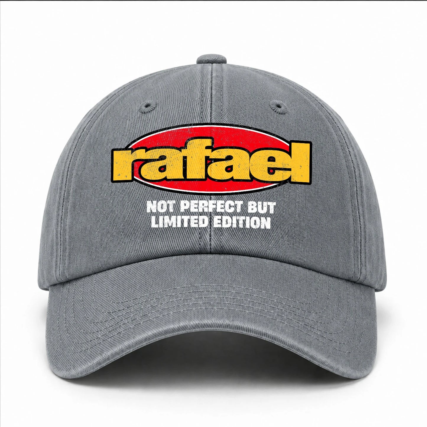 Your Name Not Perfect But Limited Edition Red Logo Washed Cap RAFAEL 13K1 C84PF