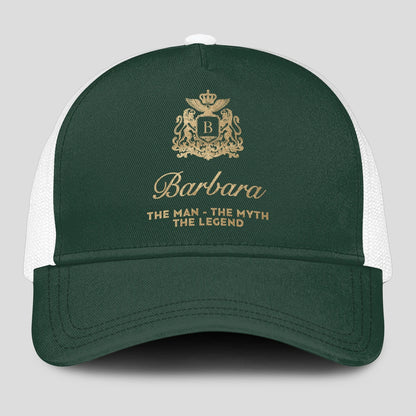 The Man The Myth The Legend Sage Green Mesh Cap BARBARA 13K1 C192PF