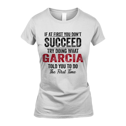 GARCIA 13K1-357 If At First You Don't Succeed...