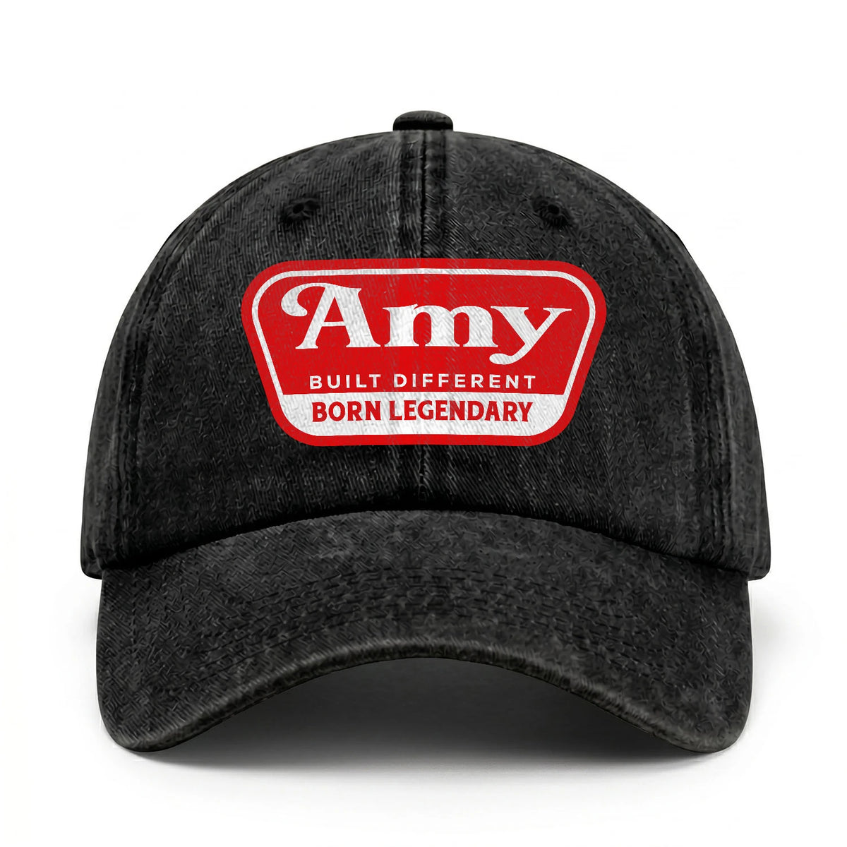 Built Different Born Legendary Red Logo Washed Cap AMY 13K1 C63PF