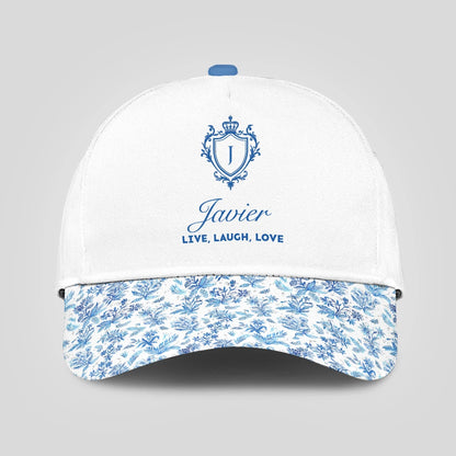 Live Laugh Love Flowers Pattern Cap JAVIER 13K1 C109PF