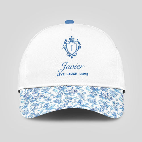 Live Laugh Love Flowers Pattern Cap JAVIER 13K1 C109PF