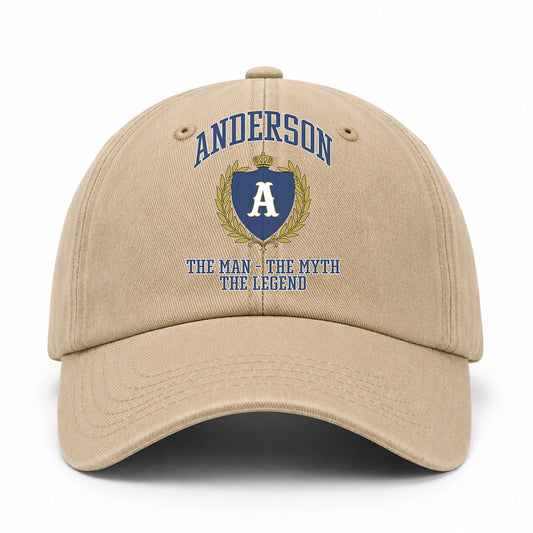 The Man The Myth The Legend Luxury Logo Cap ANDERSON 13K1 C34PF