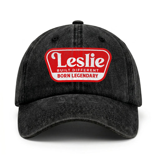 Built Different Born Legendary Red Logo Washed Cap LESLIE 13K1 C63PF