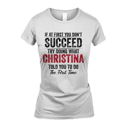 CHRISTINA 13K1-357 If At First You Don't Succeed...