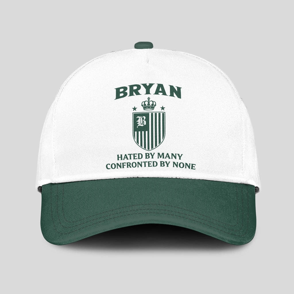 Hated By Many Confronted By None Luxury Logo Cap BRYAN 13K1 C41PF