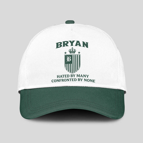 Hated By Many Confronted By None Luxury Logo Cap BRYAN 13K1 C41PF