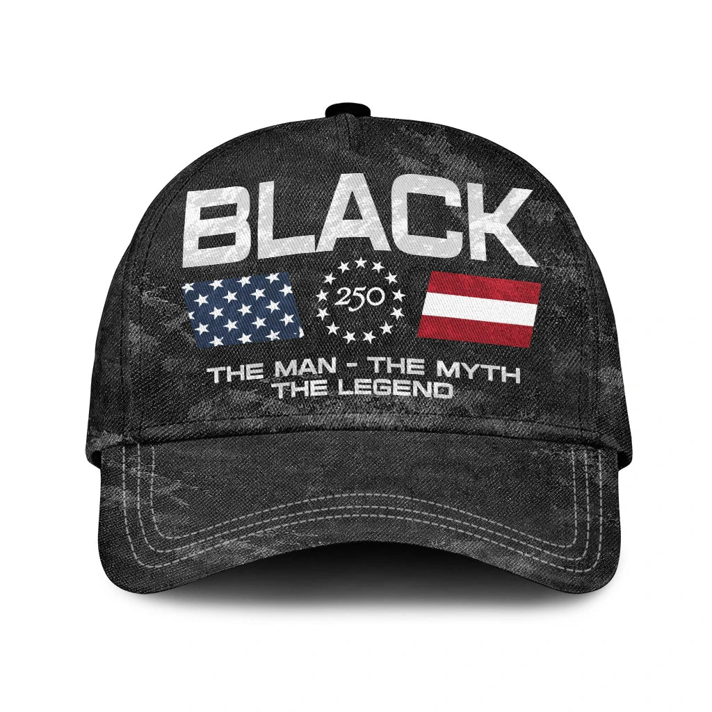 BLACK 13K1-C11PF America 250 The man - The Myth - The Legend