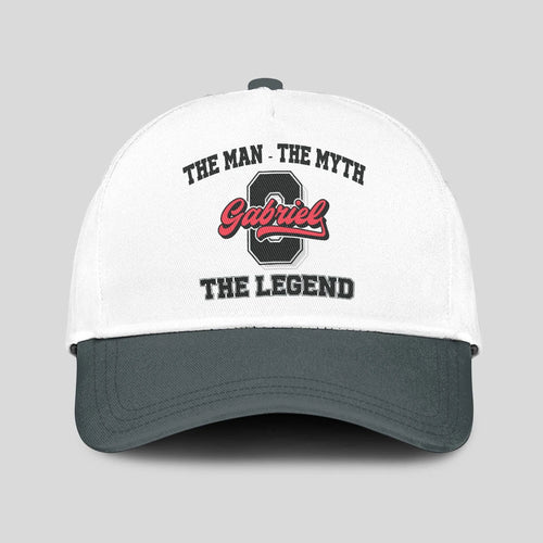 The Man The Myth The Legend Custom Initial Letter And Name Cap GABRIEL 13K1 C38PF