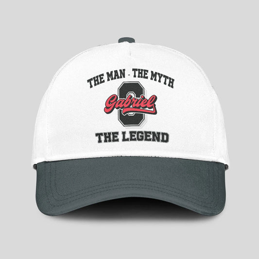The Man The Myth The Legend Custom Initial Letter And Name Cap GABRIEL 13K1 C38PF