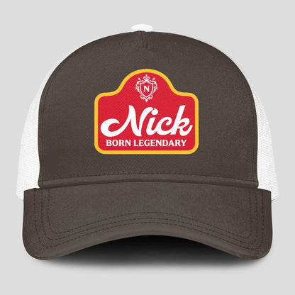 Born Legendary Charcoal Mesh Cap NICK 13K1 C196PF