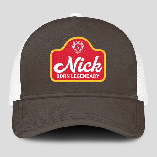 Born Legendary Charcoal Mesh Cap NICK 13K1 C196PF