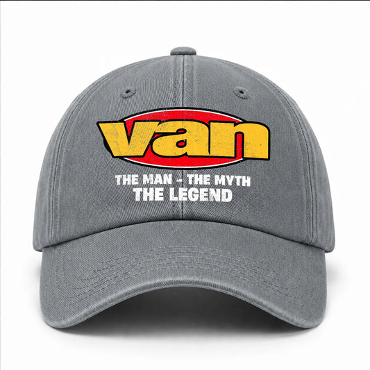 The Man The Myth The Legend Vintage Logo Washed Cap VAN 13K1 C162PF