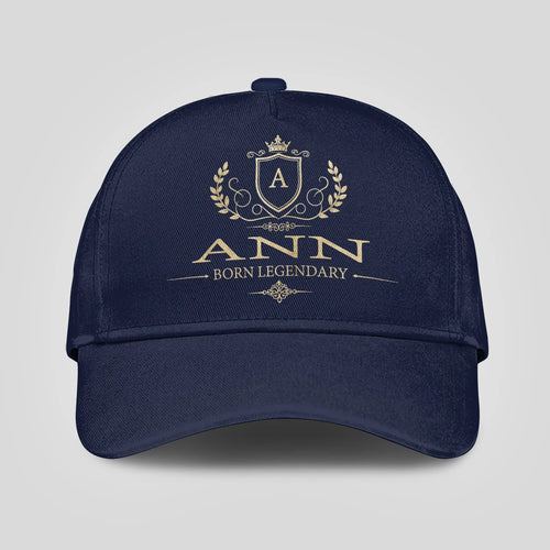 Born Legendary Luxury Crest Blue Cap ANN 13K1 C180PF