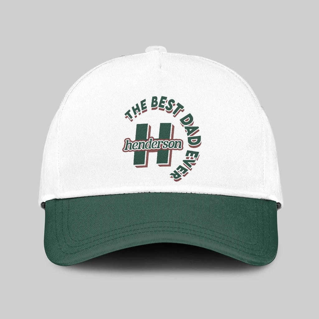 The Best Dad Ever Custom Name Cap HENDERSON 13K1 C35PF