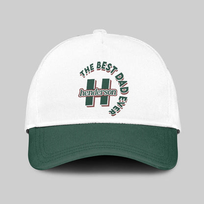 The Best Dad Ever Custom Name Cap HENDERSON 13K1 C35PF