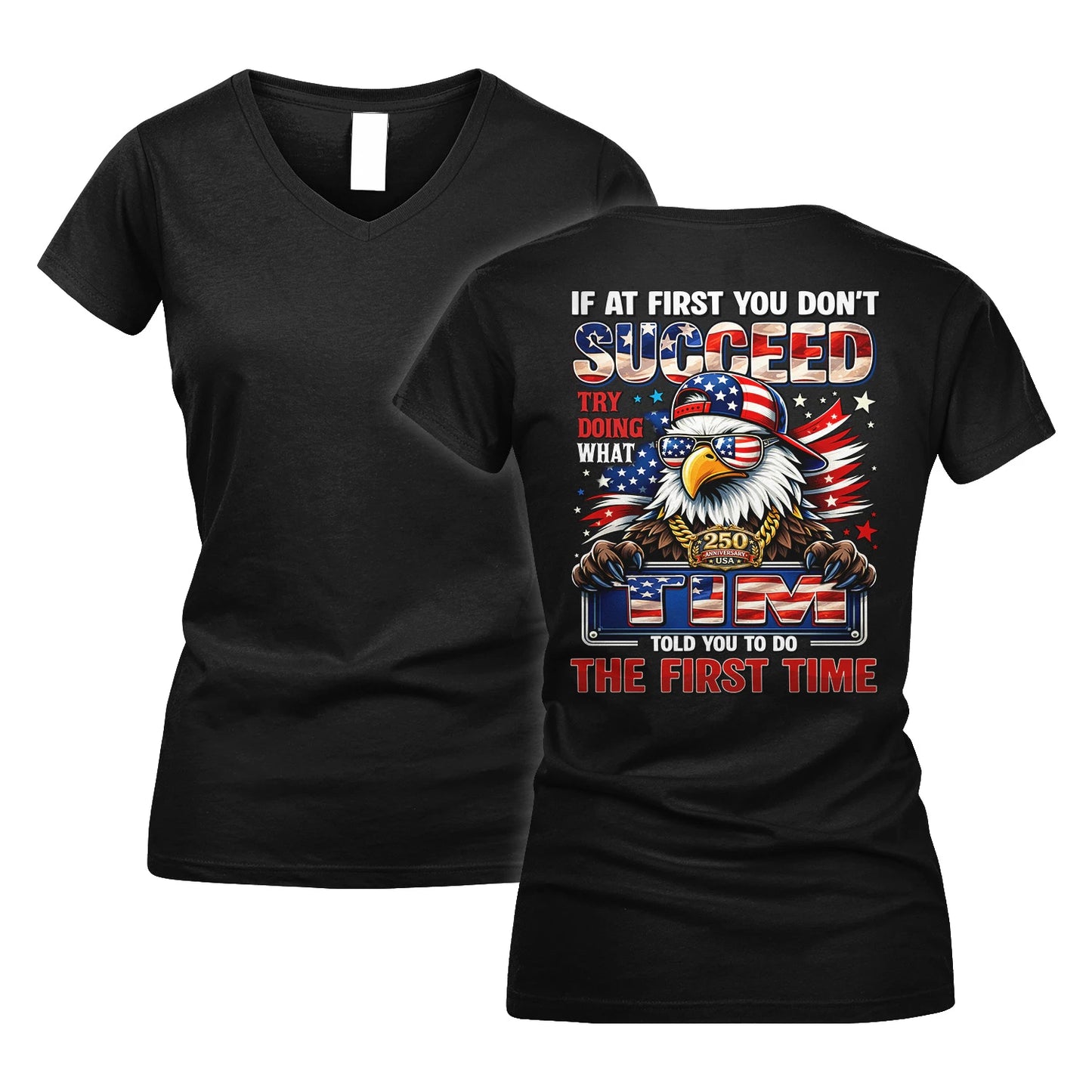 TIM 13K1-521 Personalized "If At First You Don’t Succeed..."