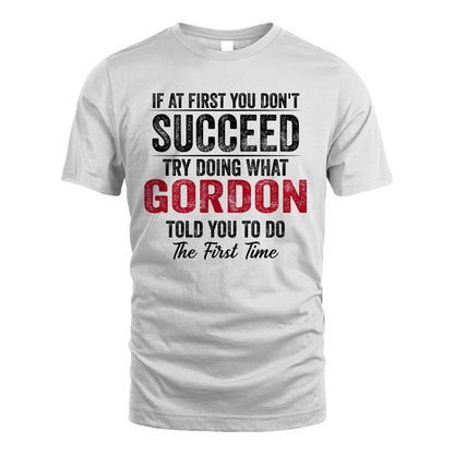 GORDON 13K1-357 If At First You Don't Succeed...
